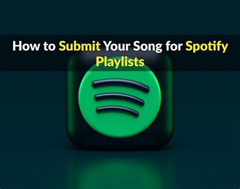 how to submit music to spotify playlists